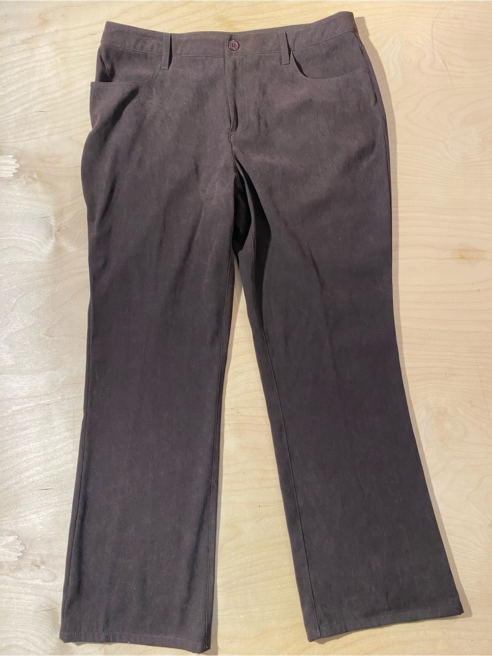 Kim Rogers Dark Brown Straight-Leg Chinos 14P (RV)